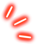 Red neon expression mark surprise